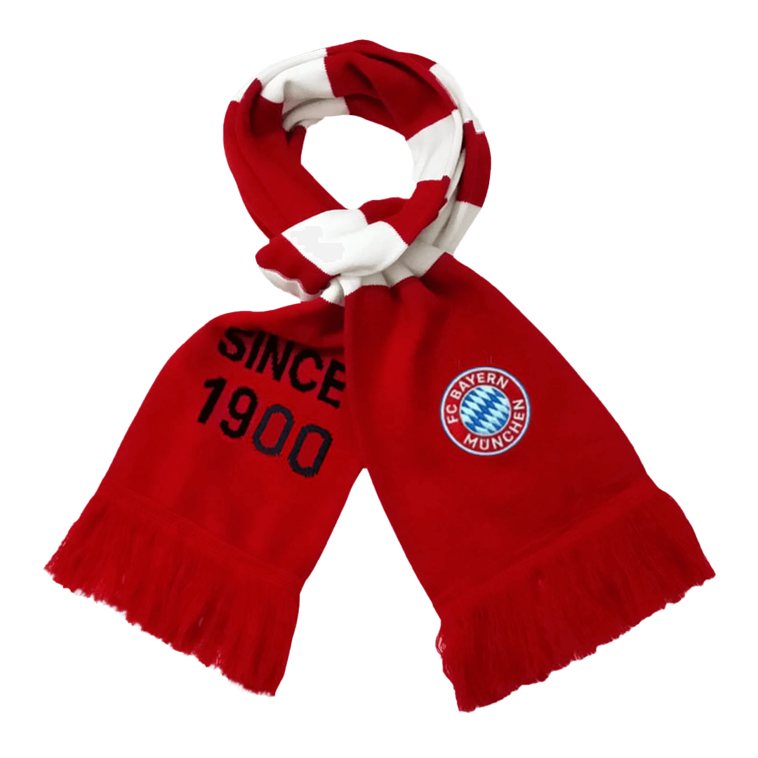 Bayern Munich Soccer knitting Scarf Red&White Top Dresy Shop