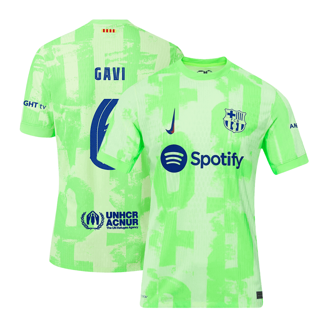 Player Version GAVI #6 Barcelona Third Away  Soccer Jersey 2024/25 - UCL Top Dresy Shop