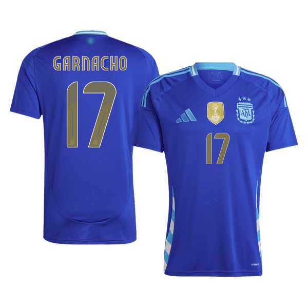 GARNACHO #17 Argentina Away  Soccer Jersey 2024 Top Soccer Jerseys Store