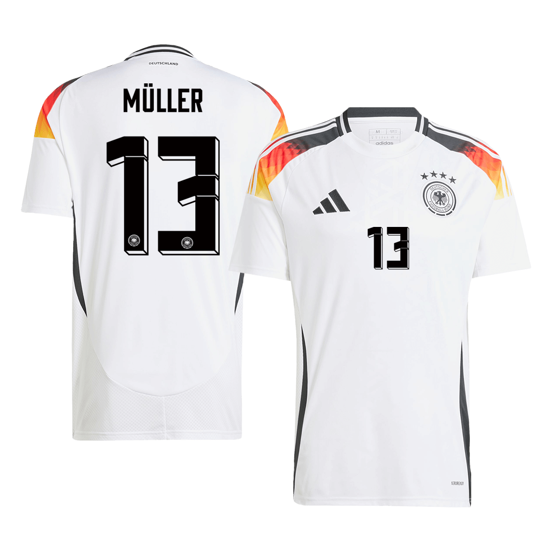 MÜLLER #13 Germany Home  Soccer Jersey Euro 2024 Top Dresy Shop