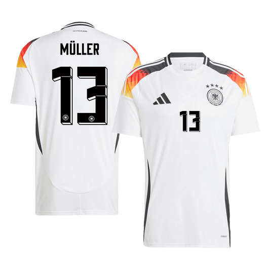 MÜLLER #13 Germany Home  Soccer Jersey Euro 2024 Top Dresy Shop