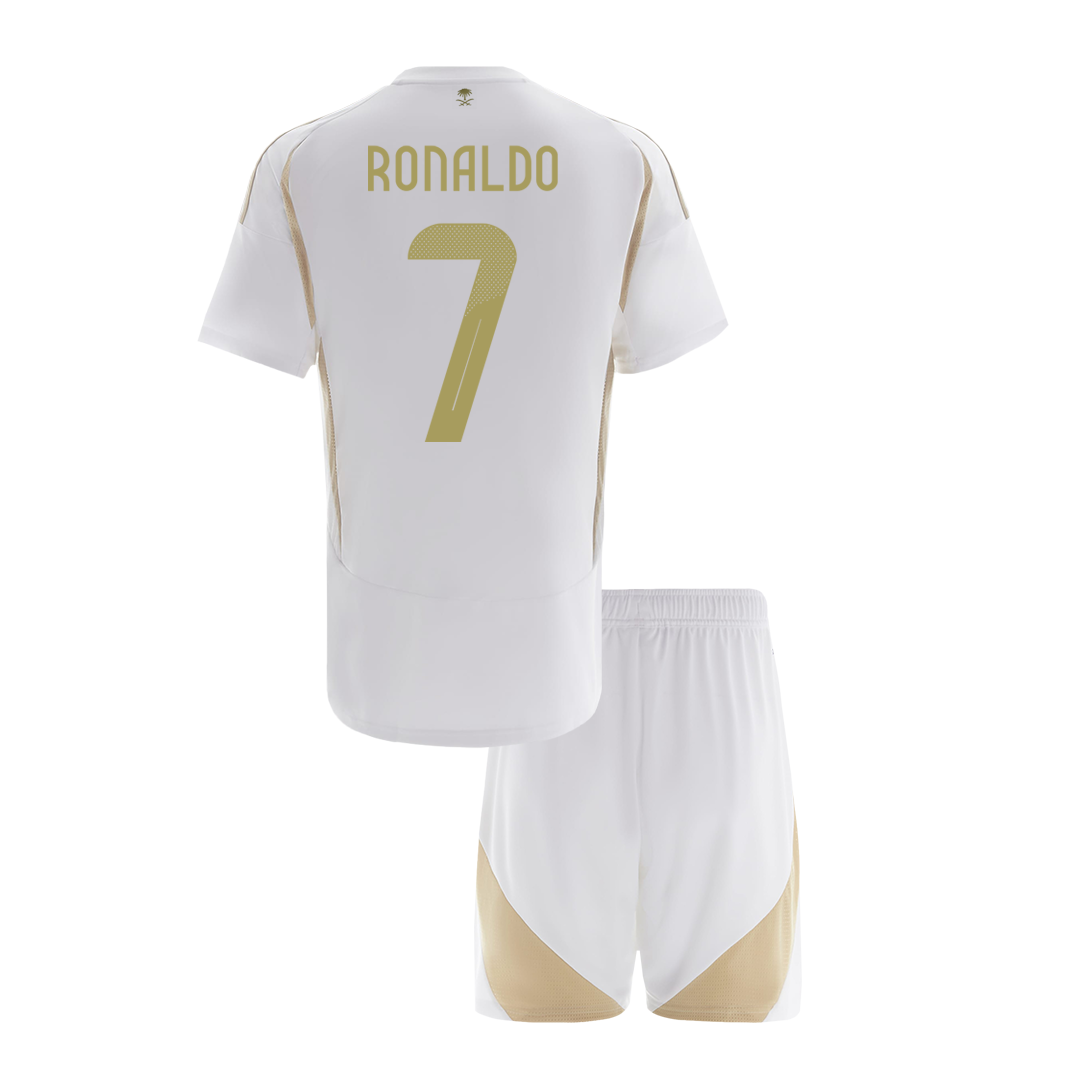 Kid's RONALDO #7 Al Nassr Third Away  Soccer Jersey Kit(Jersey+Shorts) 2024/25 - ACL Top Dresy Shop