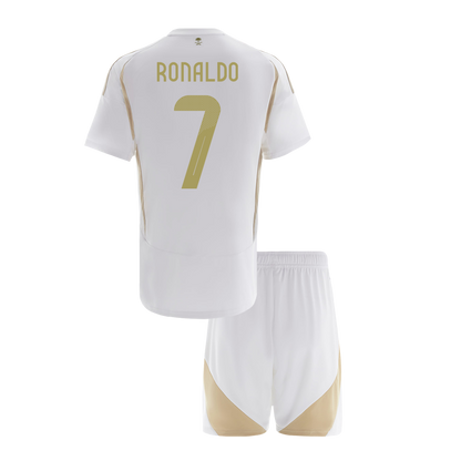 Kid's RONALDO #7 Al Nassr Third Away  Soccer Jersey Kit(Jersey+Shorts) 2024/25 - ACL Top Dresy Shop