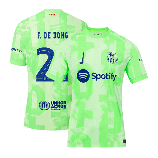 Player Version F.DE JONG #21 Barcelona Third Away  Soccer Jersey 2024/25 - UCL Top Dresy Shop
