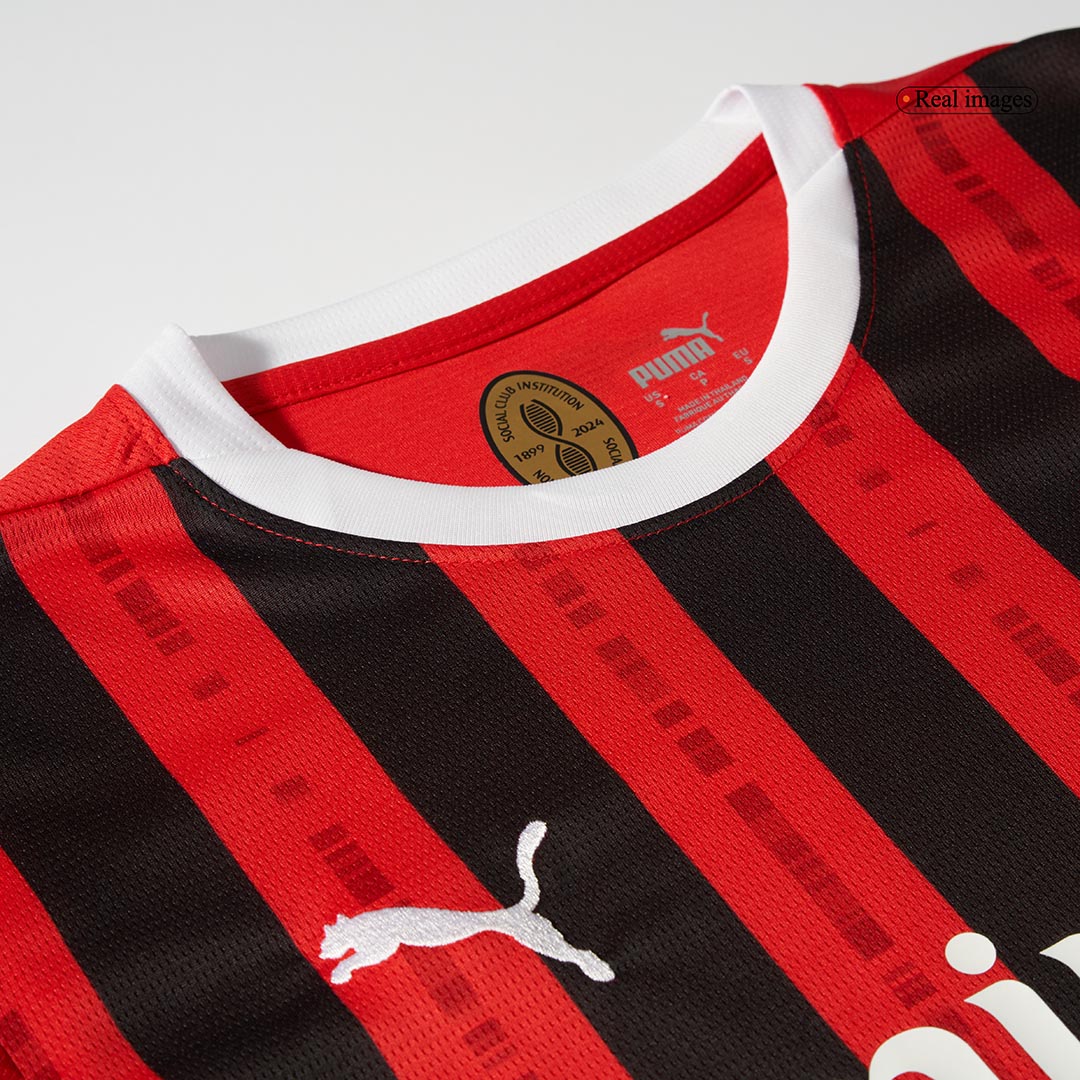 AC Milan Home Long Sleeve  Soccer Jersey 2024/25 Top Dresy Shop