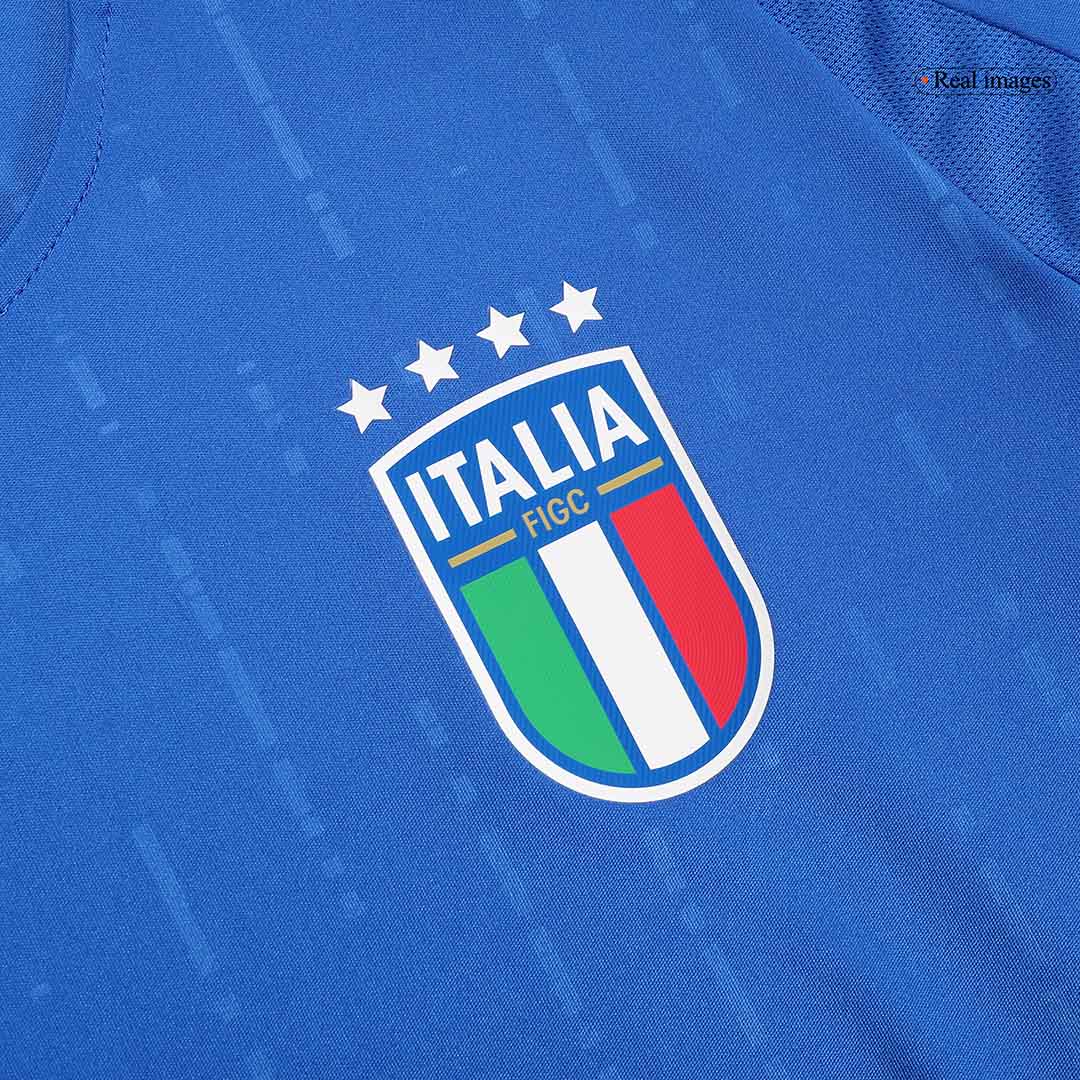 Player Version CHIESA #14 Italy Home  Soccer Jersey Euro 2024 Top Dresy Shop