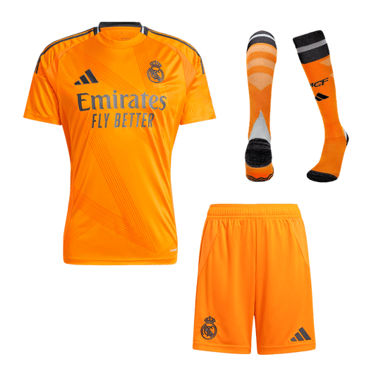 Real Madrid Away  Soccer Jersey Kit(Jersey+Shorts+Socks) 2024/25 Top Dresy Shop