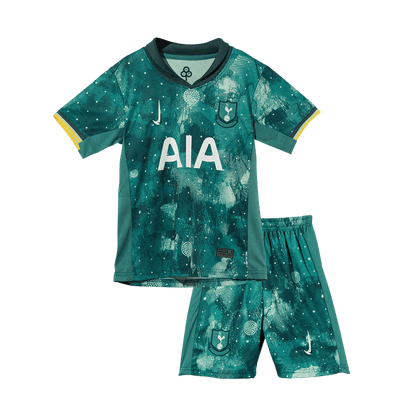 Kid's Tottenham Hotspur Third Away  Soccer Jersey Kit(Jersey+Shorts) 2024/25 Top Dresy Shop
