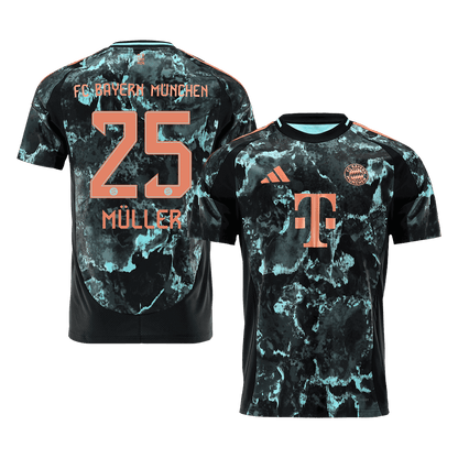 MÜLLER #25 Bayern Munich Away  Soccer Jersey 2024/25 Top Dresy Shop