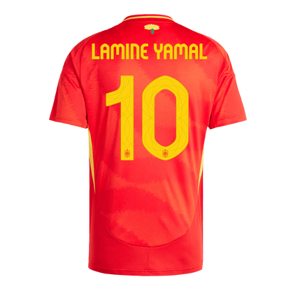 LAMINE YAMAL #10 Spain Home  Soccer Jersey Euro 2024 Top Dresy Shop