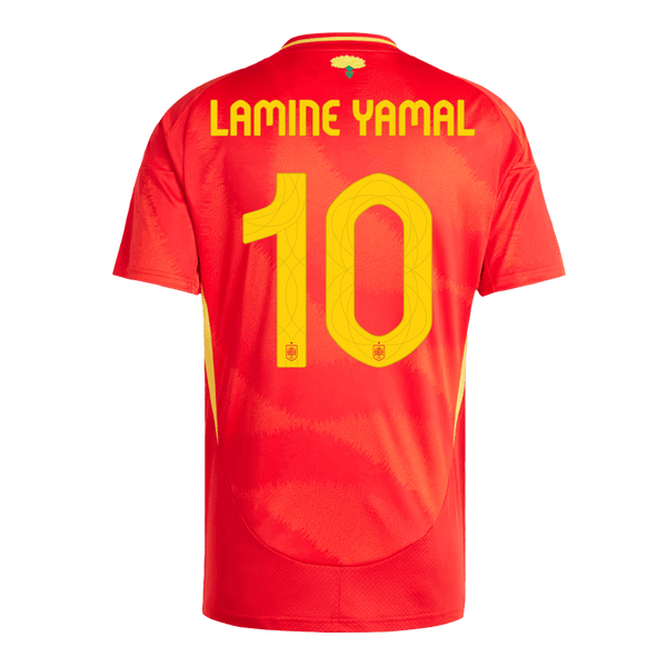 LAMINE YAMAL #10 Spain Home  Soccer Jersey Euro 2024 Top Soccer Jerseys Store