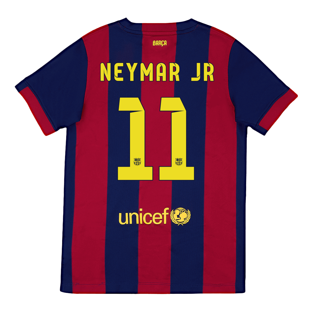 Retro NEYMAR JR #11 2014/15 Barcelona Home  Soccer Jersey Top Dresy Shop