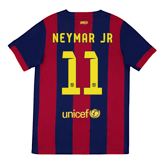 Retro NEYMAR JR #11 2014/15 Barcelona Home  Soccer Jersey Top Dresy Shop