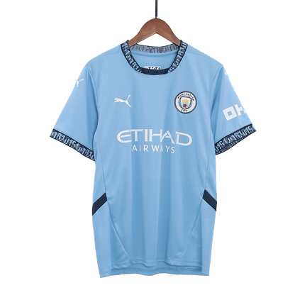 Manchester City Home  Soccer Jersey Kit(Jersey+Shorts+Socks) 2024/25 Top Dresy Shop