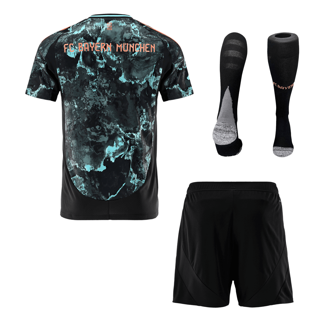 Bayern Munich Away  Soccer Jersey Kit(Jersey+Shorts+Socks) 2024/25 Top Dresy Shop