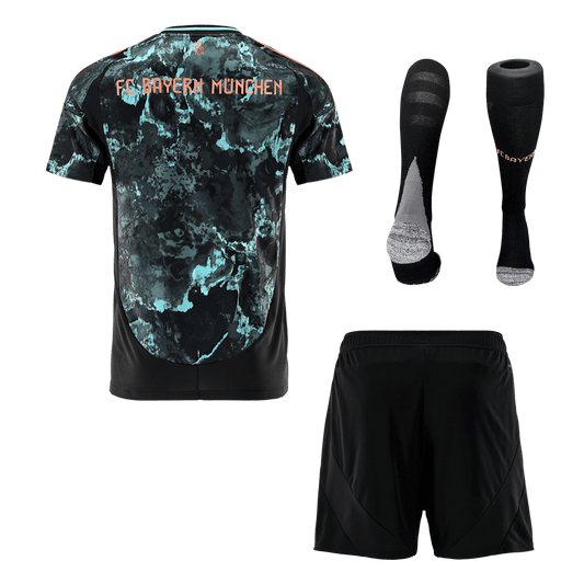 Bayern Munich Away  Soccer Jersey Kit(Jersey+Shorts+Socks) 2024/25 Top Dresy Shop