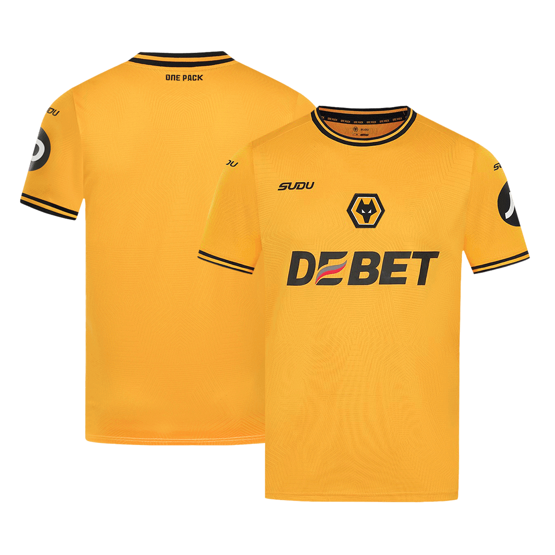 Wolverhampton Wanderers Home  Soccer Jersey 2024/25 Top Dresy Shop