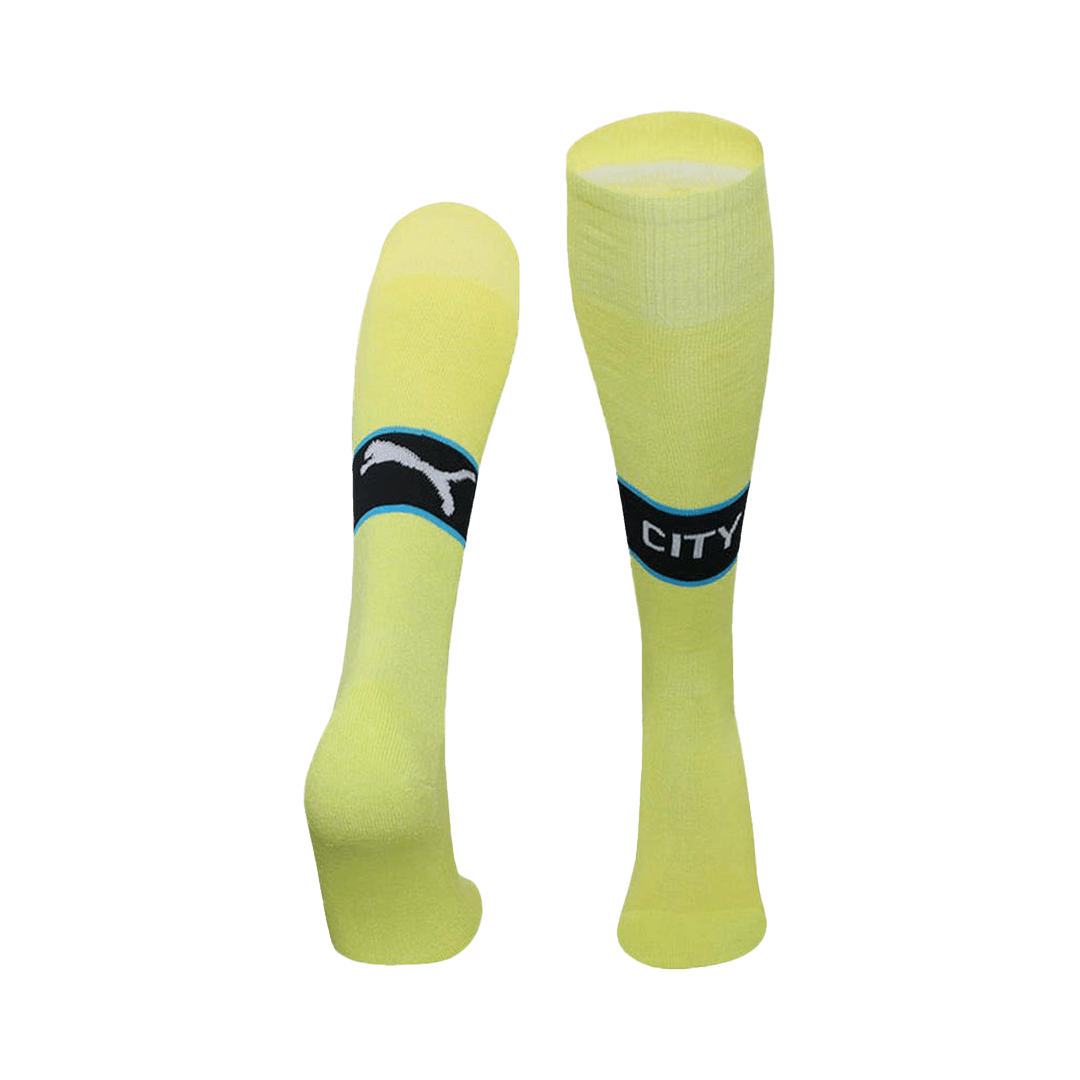 Kid's Manchester City Away Soccer Socks 2024/25 Top Dresy Shop