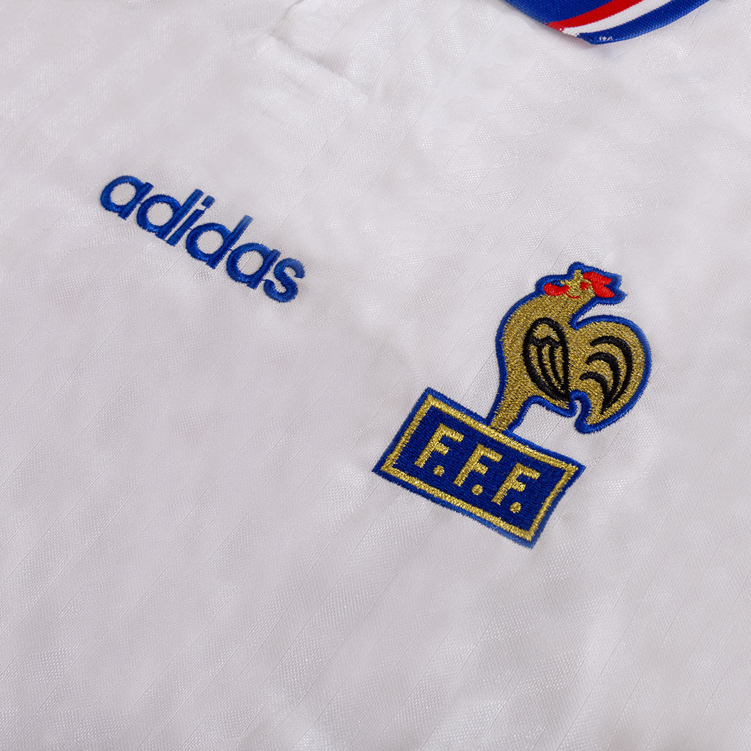 Retro 1994 France Away  Soccer Jersey Top Soccer Jerseys Store