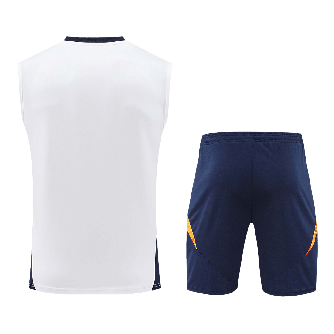 Real Madrid Pre-Match  Soccer Jersey Vest Kit(Jersey+Shorts) 2024/25 Top Dresy Shop