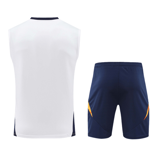 Real Madrid Pre-Match  Soccer Jersey Vest Kit(Jersey+Shorts) 2024/25 Top Dresy Shop