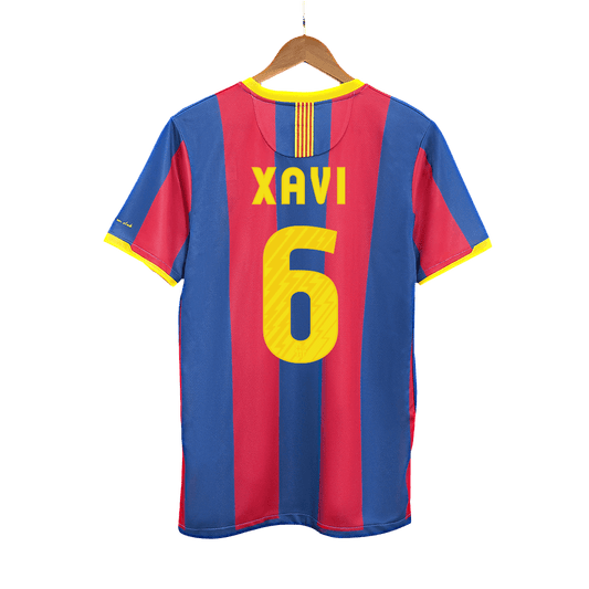 Retro XAVI #6 2010/11 Barcelona Home  Soccer Jersey Top Dresy Shop