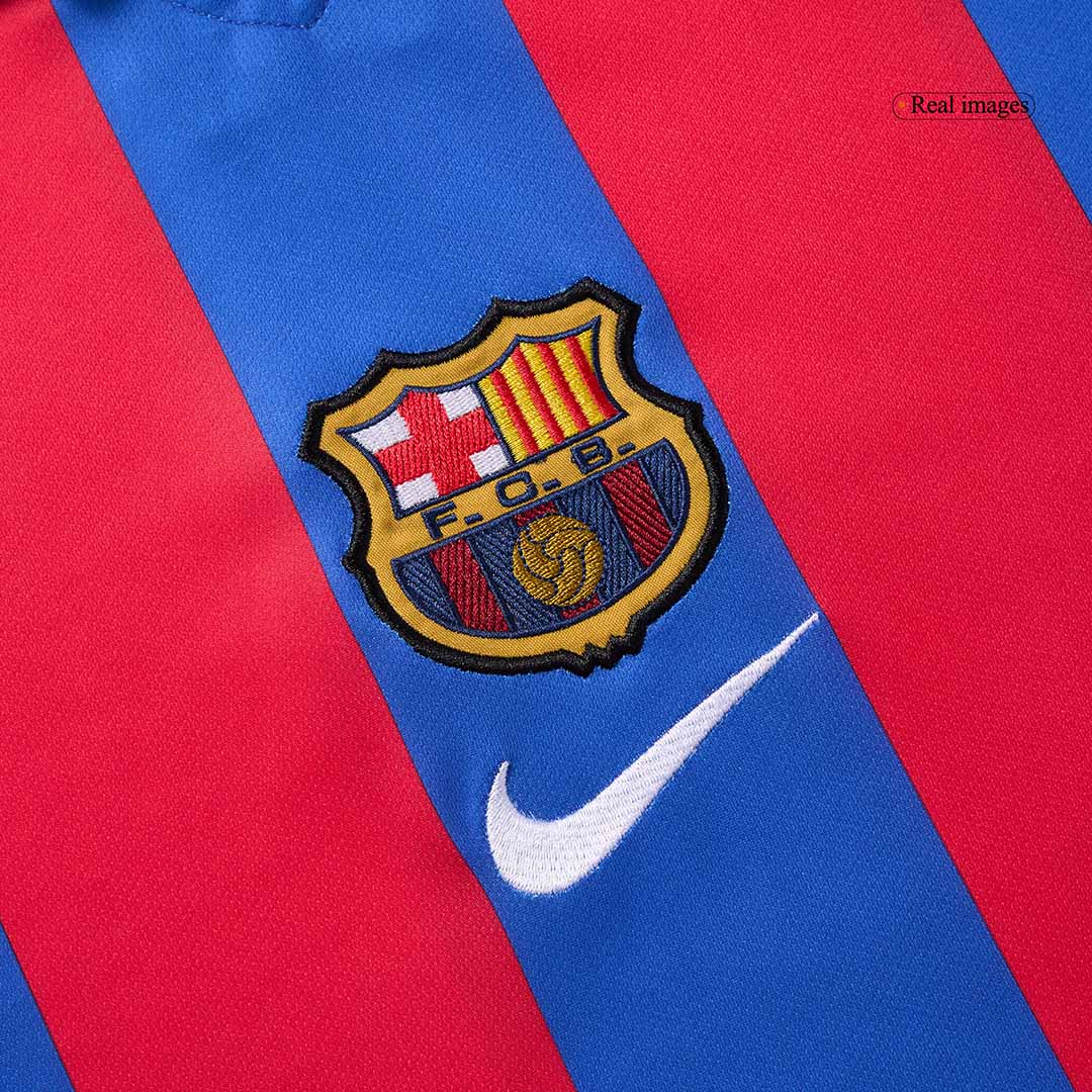 Retro XAVI #6 2001/02 Barcelona Home  Soccer Jersey Top Dresy Shop