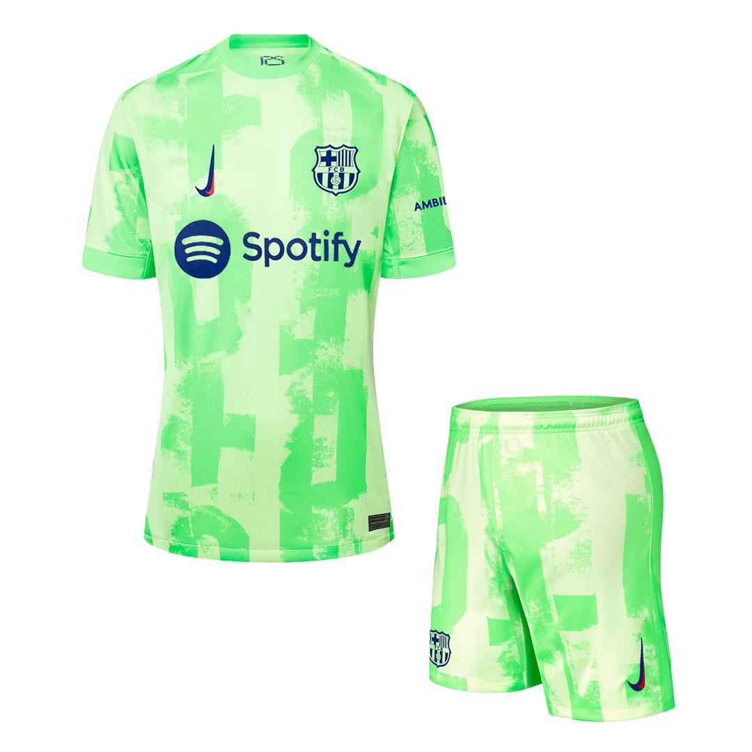 Barcelona Third Away  Soccer Jersey Kit(Jersey+Shorts) 2024/25 Top Dresy Shop