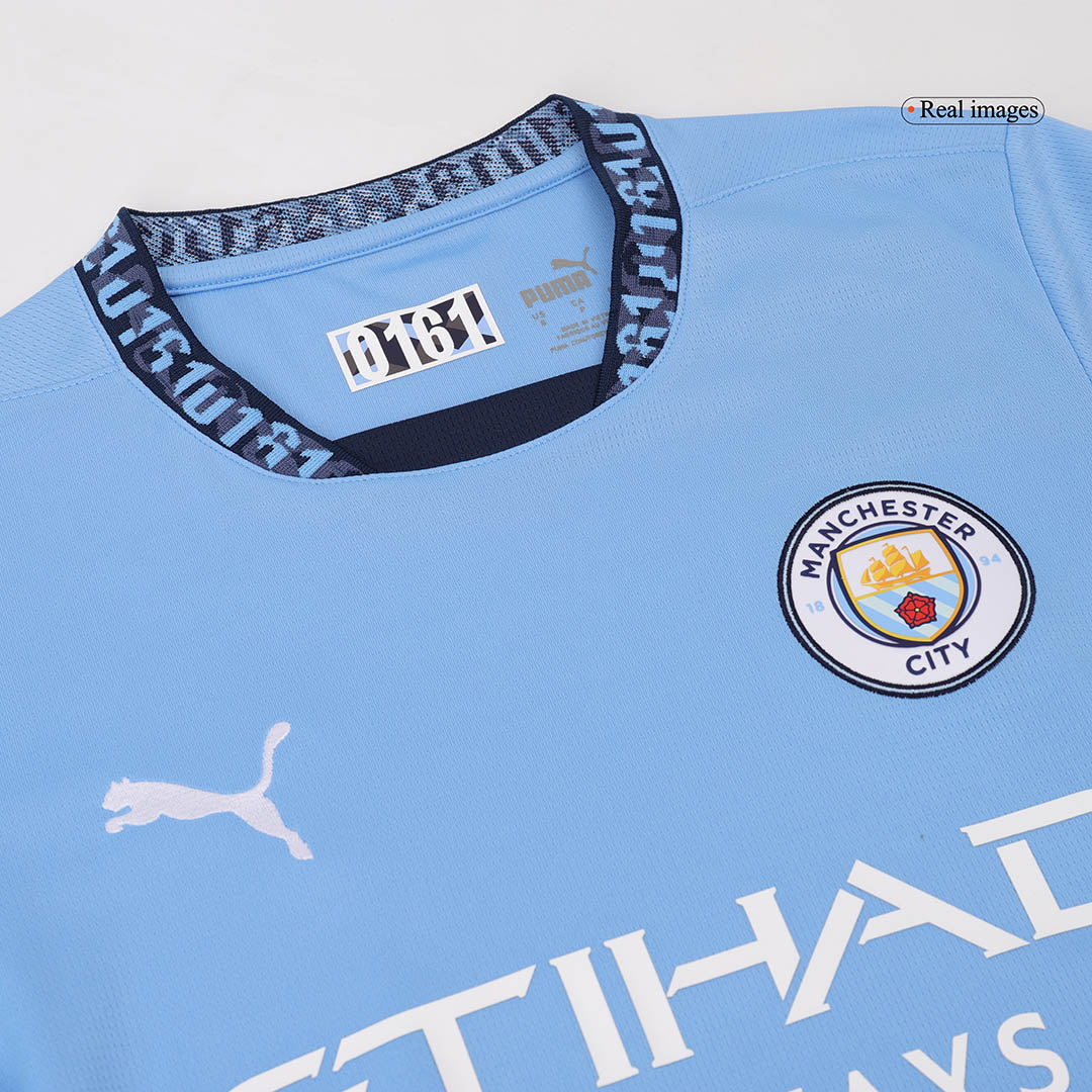 CHAMPIONS #24 Manchester City Home  Soccer Jersey 2024/25 Top Dresy Shop
