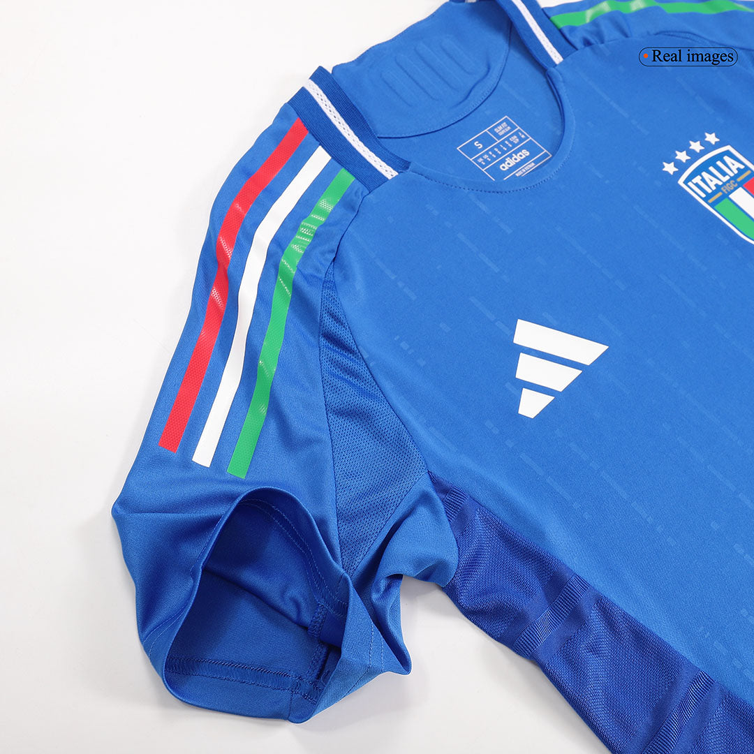Player Version CHIESA #14 Italy Home  Soccer Jersey Euro 2024 Top Dresy Shop
