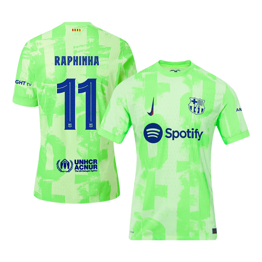 Player Version RAPHINHA #11 Barcelona Third Away  Soccer Jersey 2024/25 - UCL Top Dresy Shop