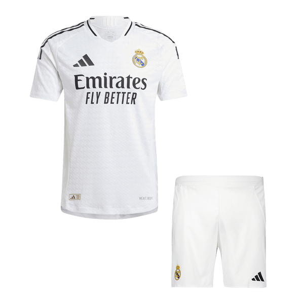 Player Version Real Madrid Home  Soccer Jersey Kit(Jersey+Shorts) 2024/25 Top Soccer Jerseys Store