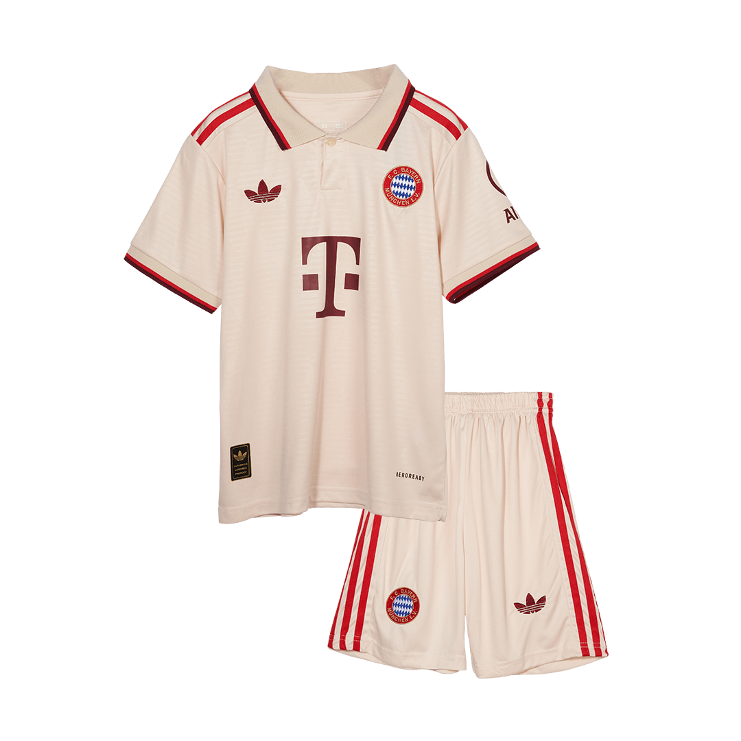 Kid's Bayern Munich Third Away  Soccer Jersey Kit(Jersey+Shorts) 2024/25 - UCL Top Soccer Jerseys Store