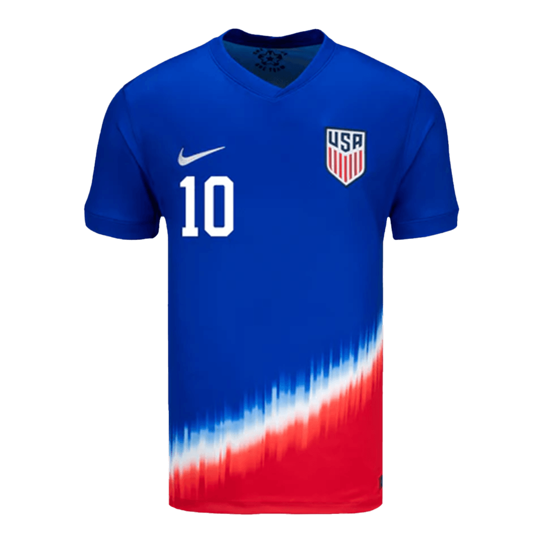 [Super Quality] Men's USA PULISIC #10 Away Soccer Jersey Copa América 2024 Go Game Wear