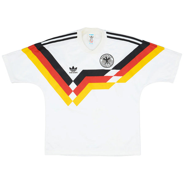 tanie koszulki piłkarskie Niemcy Home Retro 1990 Top Soccer World Shop