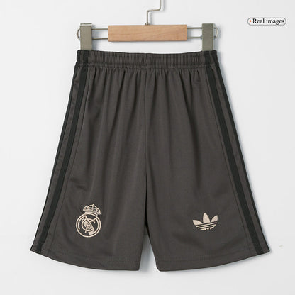 Kid's Real Madrid Third Away  Soccer Jersey Kit(Jersey+Shorts+Socks) 2024/25 Top Dresy Shop