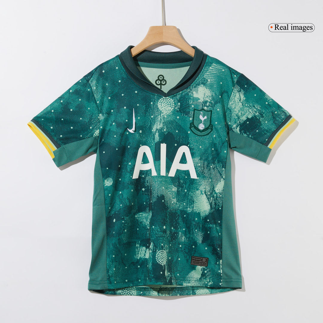 Kid's Tottenham Hotspur Third Away  Soccer Jersey Kit(Jersey+Shorts) 2024/25 Top Dresy Shop
