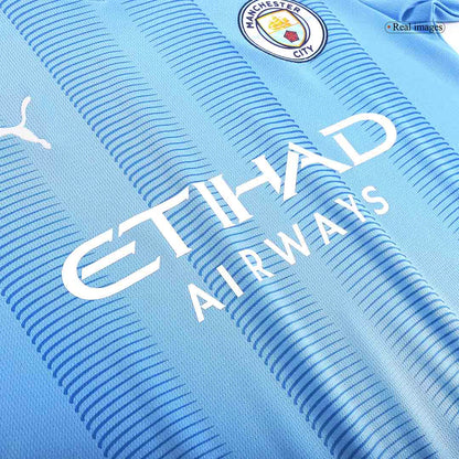 CHAMPIONS #24 Manchester City Home  Soccer Jersey 2023/24 Top Dresy Shop