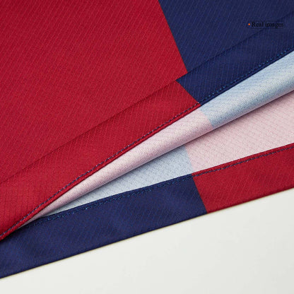 Barcelona Home  Soccer Jersey 2024/25-Spotify Logo Without Text Top Dresy Shop
