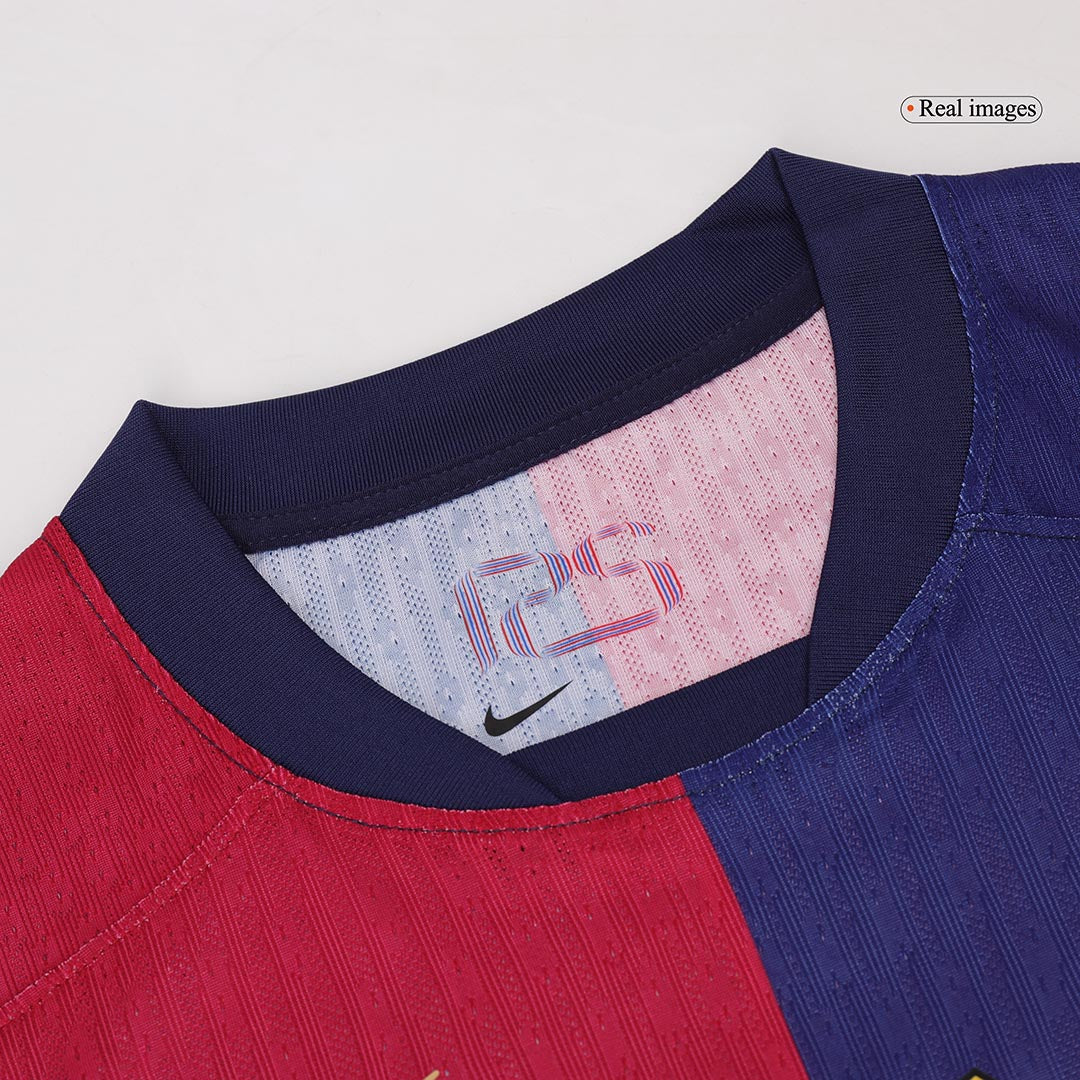 Player Version F.DE JONG #21 Barcelona Home  Soccer Jersey 2024/25 Top Dresy Shop