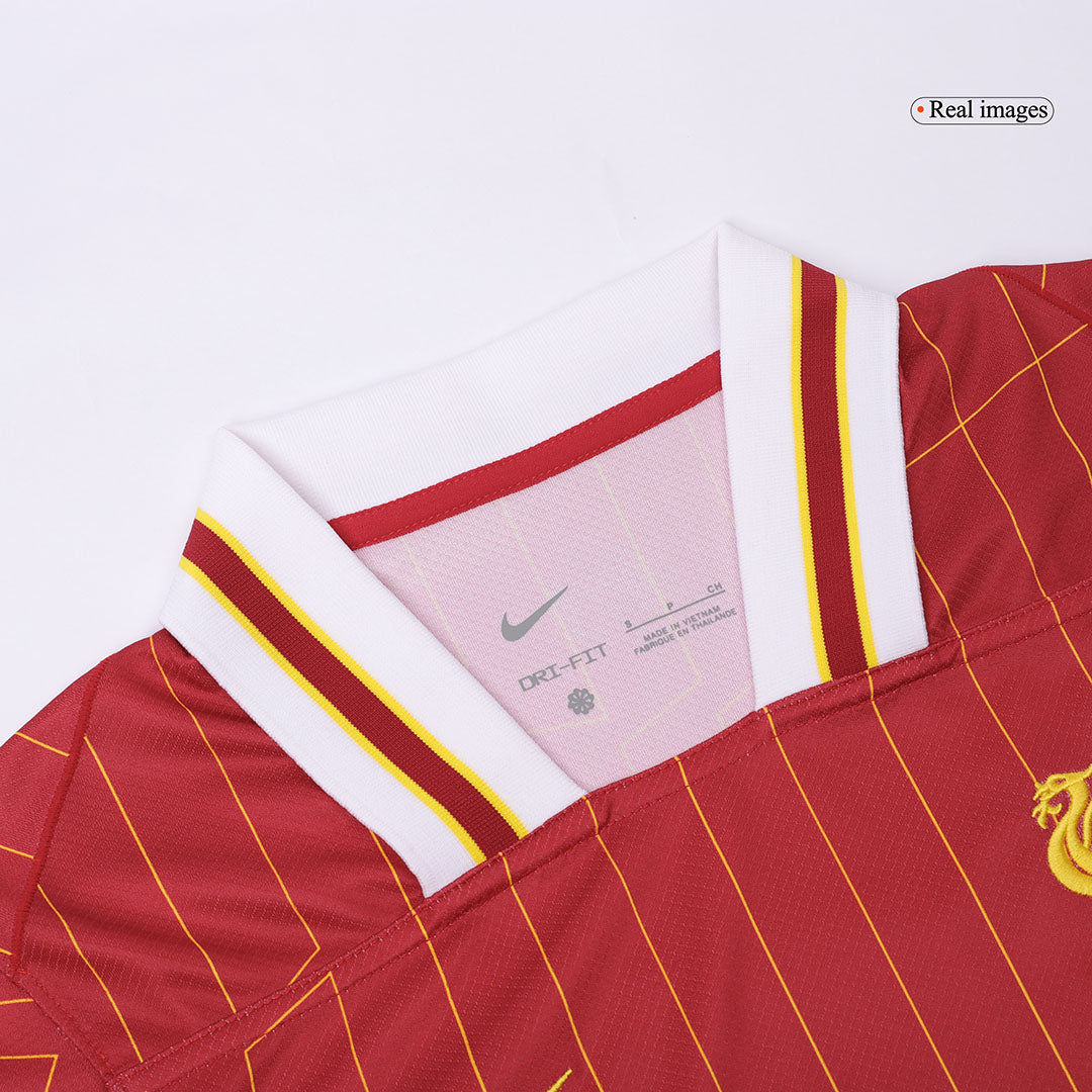 CHIESA #14 Liverpool Home  Soccer Jersey 2024/25 - UCL Top Dresy Shop