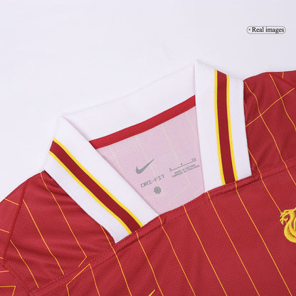 CHIESA #14 Liverpool Home  Soccer Jersey 2024/25 - UCL Top Dresy Shop