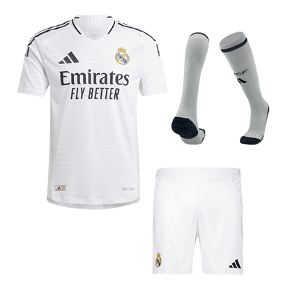 Player Version Real Madrid Home  Soccer Jersey Kit(Jersey+Shorts+Socks) 2024/25 Top Dresy Shop