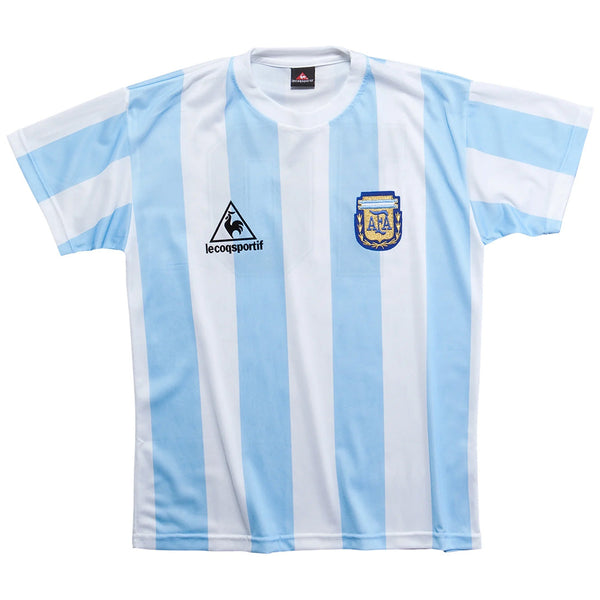Argentina Home Retro Soccer Jersey 1986