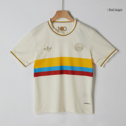 Kid's Colombia  Soccer Jersey Kit(Jersey+Shorts) 2024 - 100th Anniversary Top Dresy Shop