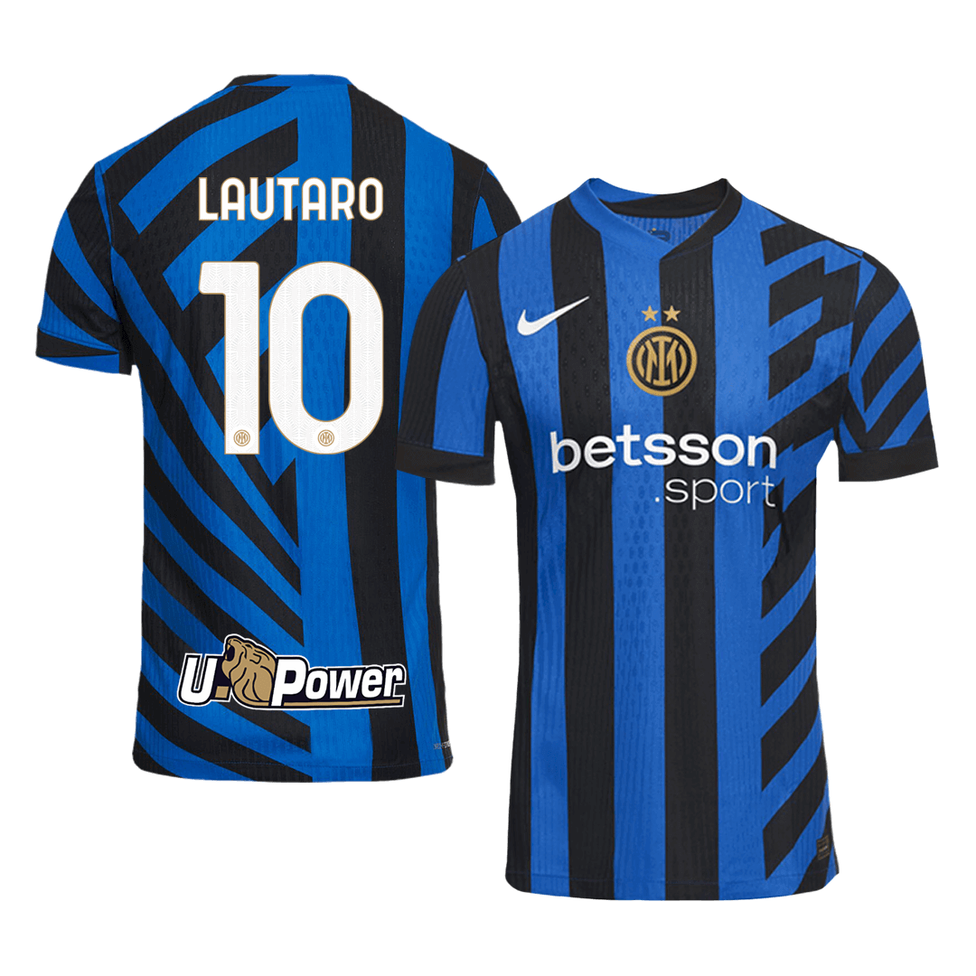 Player Version LAUTARO #10 Inter Milan Home  Soccer Jersey 2024/25 Top Dresy Shop