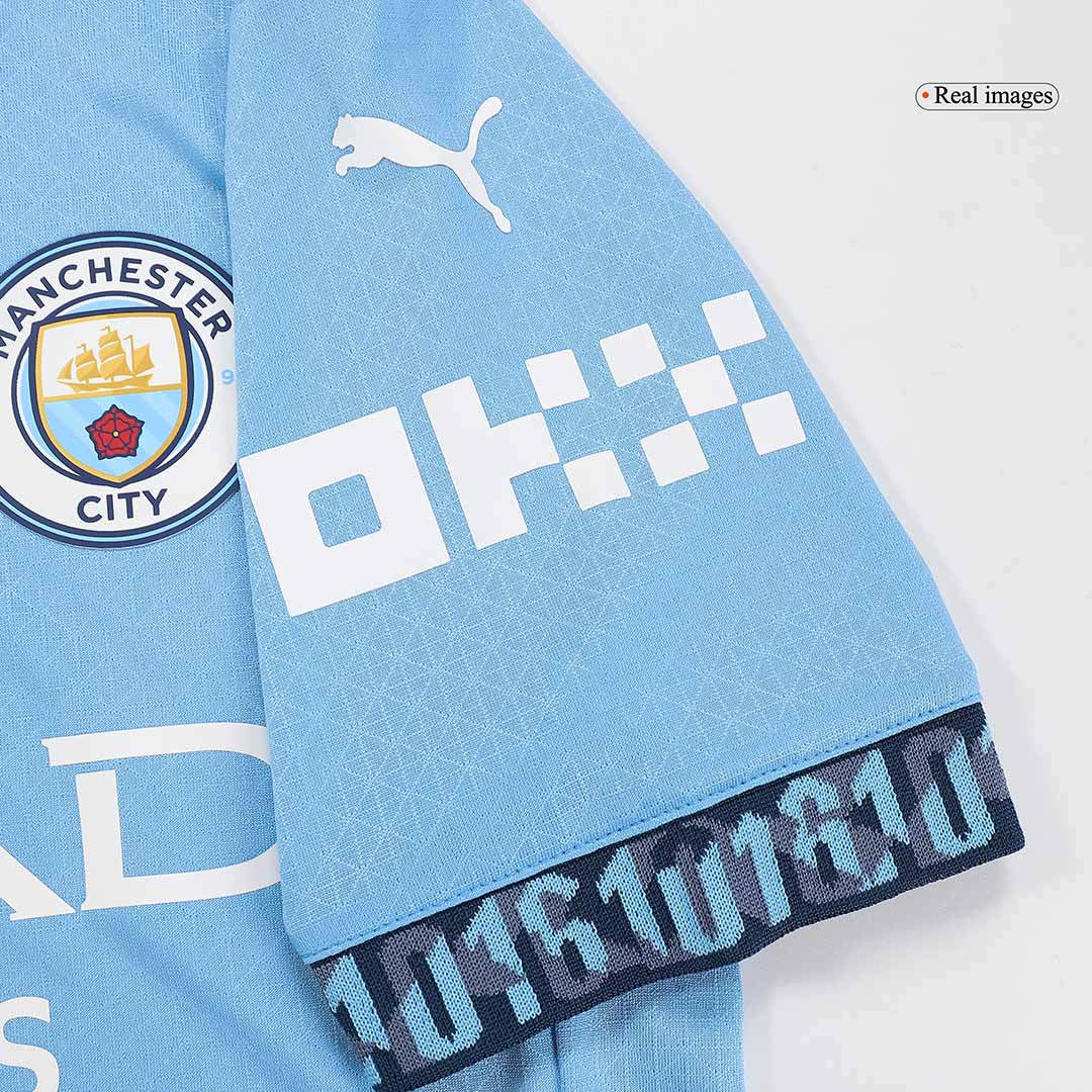 Player Version RODRIGO #16 Manchester City Home  Soccer Jersey 2024/25 - UCL Top Dresy Shop