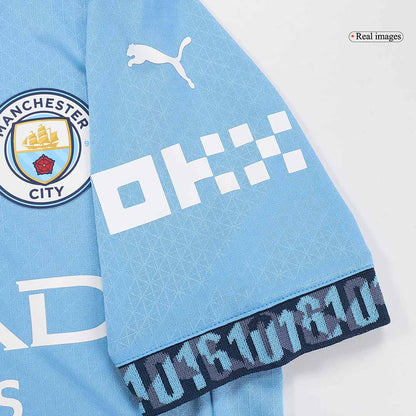 Player Version HAALAND #9 Manchester City Home  Soccer Jersey 2024/25 - UCL Top Dresy Shop