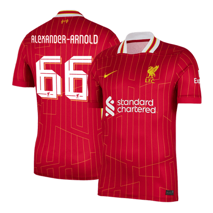 ALEXANDER-ARNOLD #66 Liverpool Home  Soccer Jersey 2024/25 - UCL Top Dresy Shop
