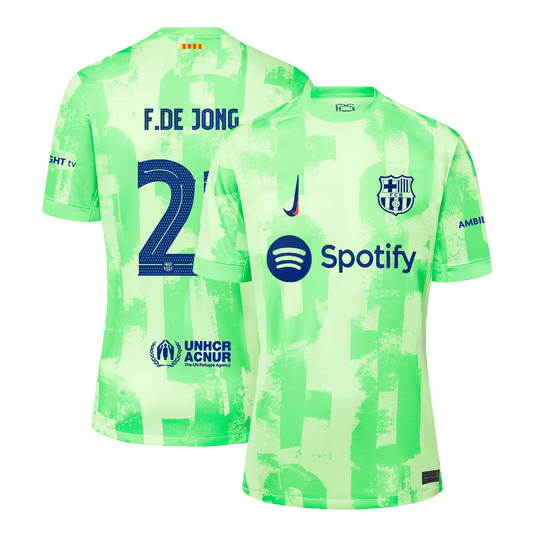 F.DE JONG #21 Barcelona Third Away  Soccer Jersey 2024/25- UCL Top Dresy Shop